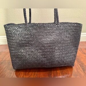 Madewell Gray Woven Tote Bag